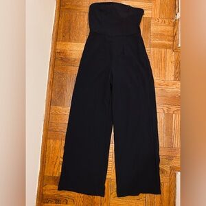Elegant Black Strapless Jumpsuit by Wild Fable